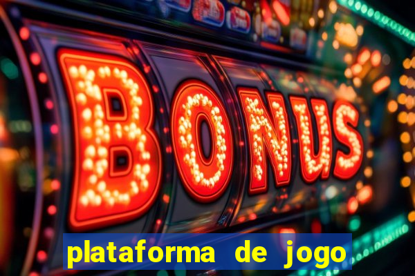 plataforma de jogo nova pagando